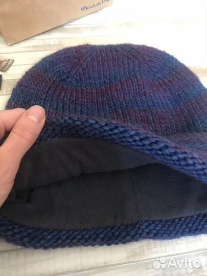 Новый комплект (шапка, манишка)