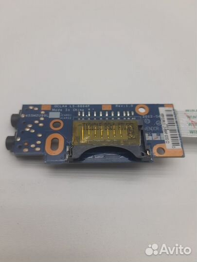 Плата аудио разъёмов для ноутбука Samsung NP355V4C