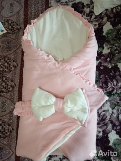 Комплект на выписку для девочки (холодная весна)