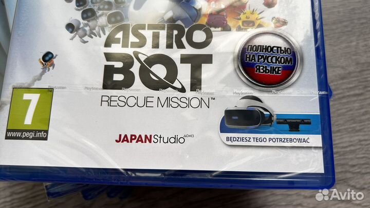 Astrobot vr ps4. Новый диск