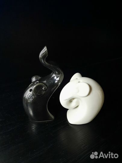 Солонка и перечница Слоники - Инь и Янь