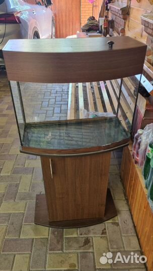 Аквариум с тумбой 90 литров 60х30х50 б/у