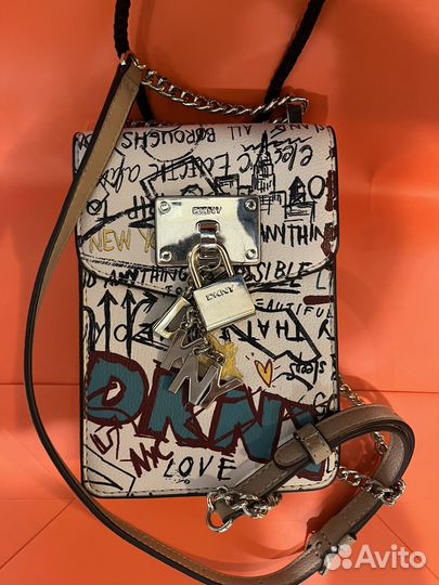 Dkny graffiti crossbody