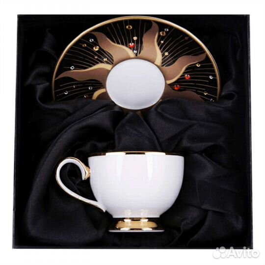 Кофейная пара Prouna с кристаллами Swarovski