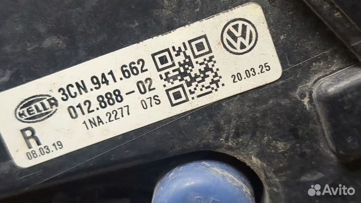 Фара противотуманная Volkswagen Atlas, 2019