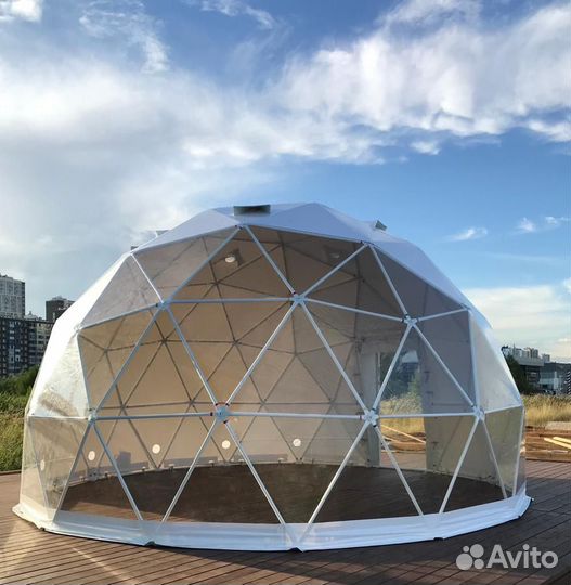 Купольная палатка геодезическая