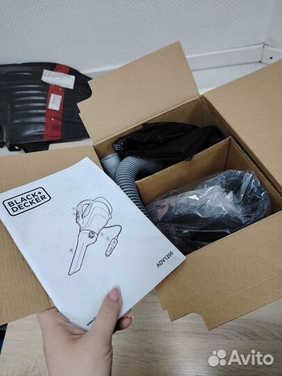 Автомобильный пылесос black decker