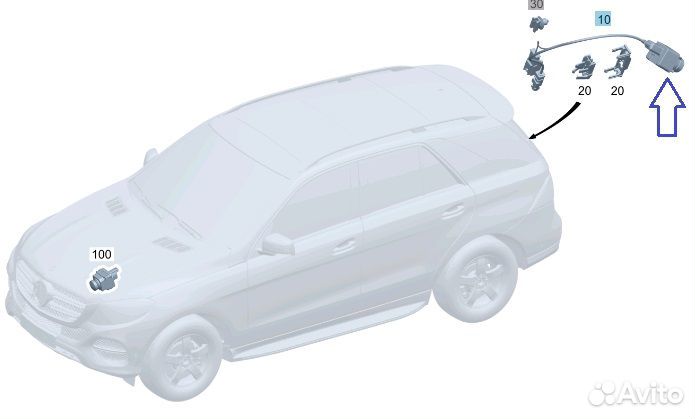 Б/У камера заднего вида В хорошем состоянии