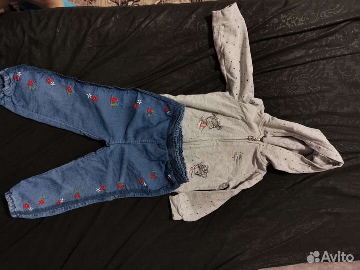 Большой пакет вещей для девочки