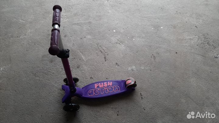 Самокат детский трехколесный Rush Action