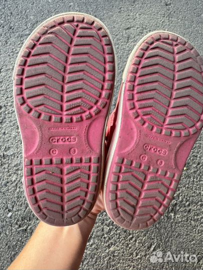 Crocs С8 сандали для девочек