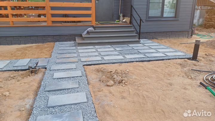 Пошаговые плиты 600х300