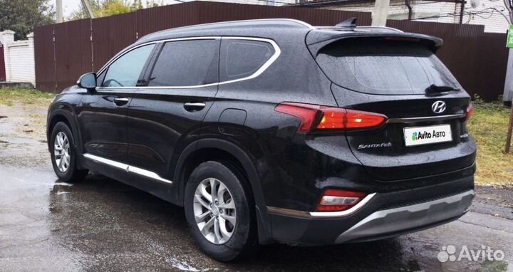 Hyundai Santa Fe 2.2 AT, 2019, 153 100 км
