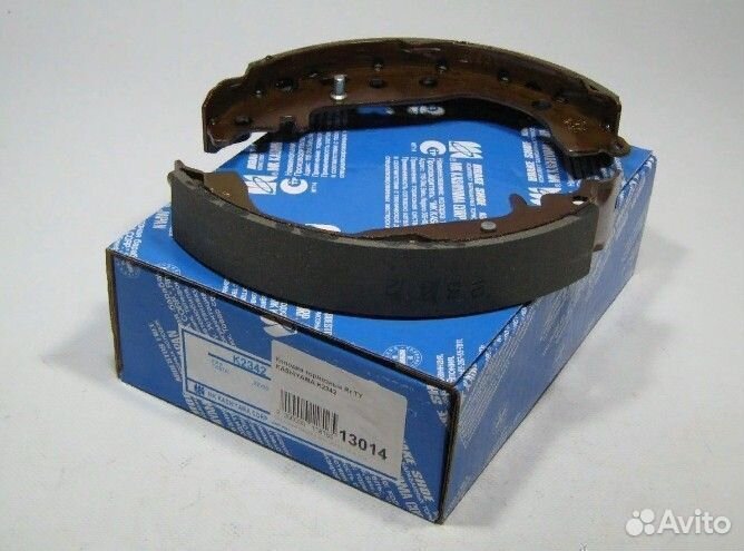 Колодки тормозные барабанные задние Toyota Allex