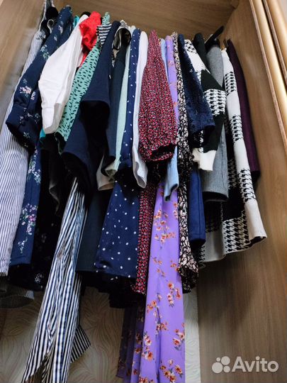 Вещи женские пакетами 46-48р плюс подарки