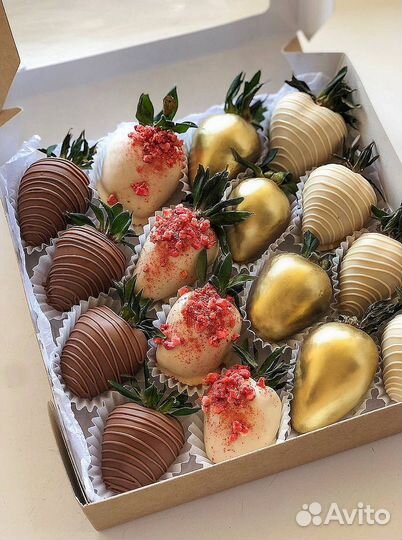 Клубничный набор в шоколаде