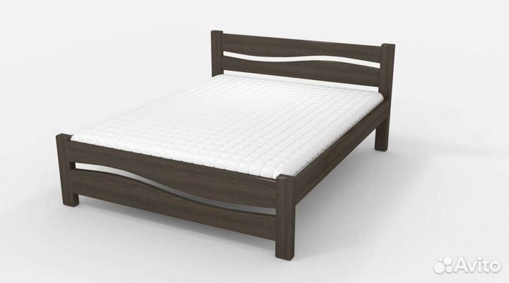 Кровать деревянная из сосны 160х205