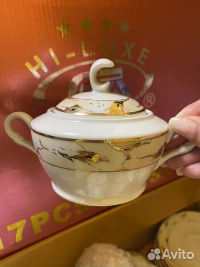 Чайный сервиз фарфор чешский