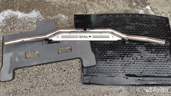 Защита переднего бампера jaos для Pajero 4