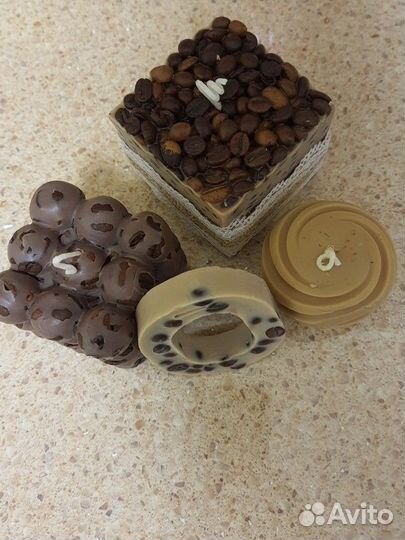 Свечи с ароматом кофе