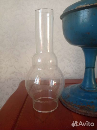 Стеклянная колба керосиновой лампы 53 мм диам