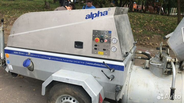 Аренда пневмонагнетателя для полусухой стяжке пола