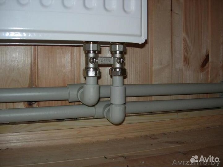 Монтаж отопления, водоснабжения, канализация