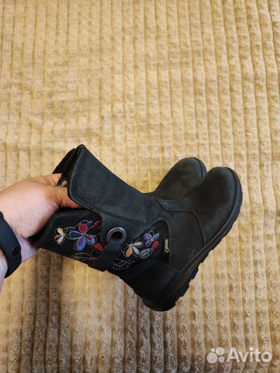 Сапоги на девочку демисезонные ecco 29