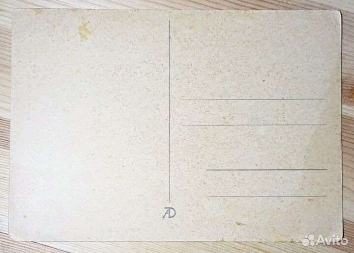 Винтажная открытка Утки, состояние 8/10