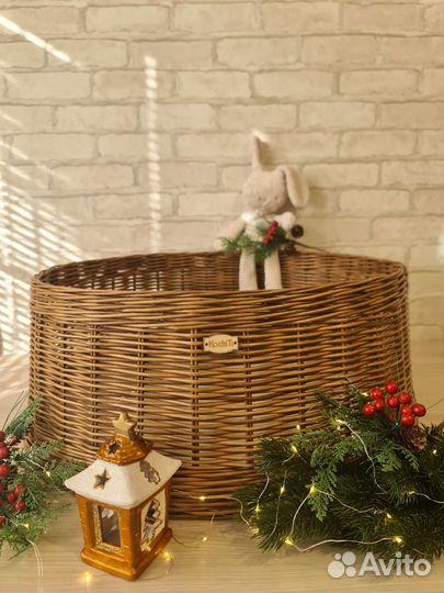 Плетеная юбка для елки