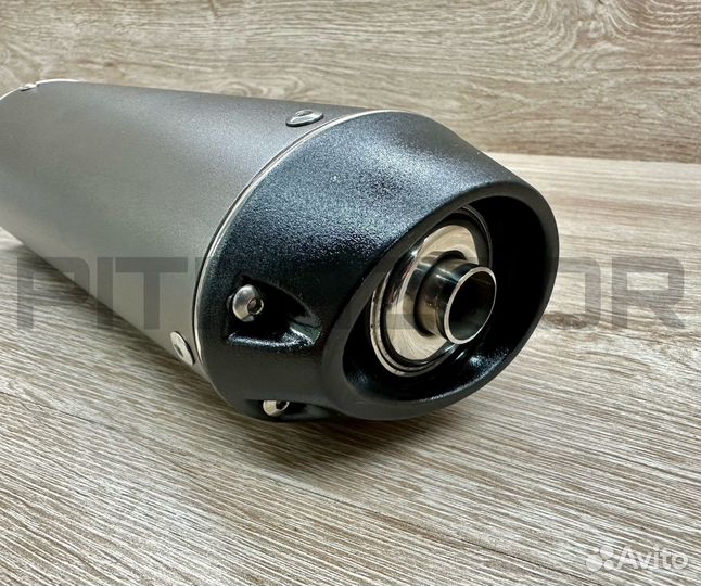 Выхлопная банка (глушитель) тихий 38 мм, питбайк