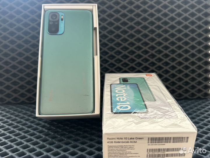 Xiaomi Redmi Note 10, 4/64 ГБ