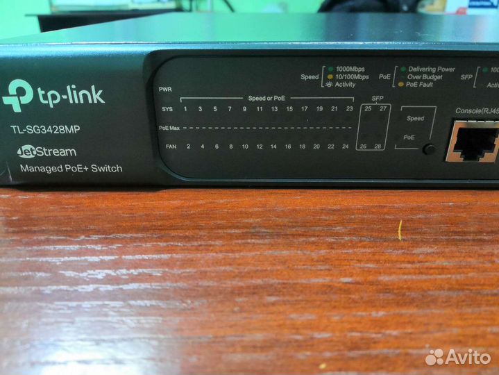 Управляемый коммутатор TP-Link TL-sg3428mp
