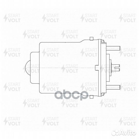 Моторедуктор стеклооч. для а/м УАЗ 452/газ 53 (VWF