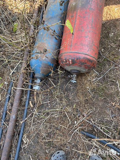 Баллон кислородный +газовый баллон