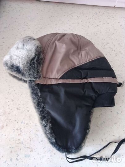Шапка ушанка зимняя для мальчика