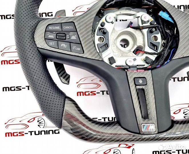 Руль с подогревом BMW X5 G05 стиль M карбон X5M