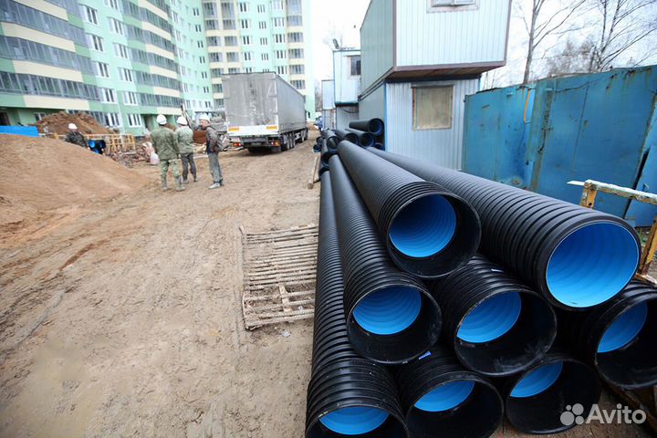 Прокладка труб канализации. Врезка. Подключение