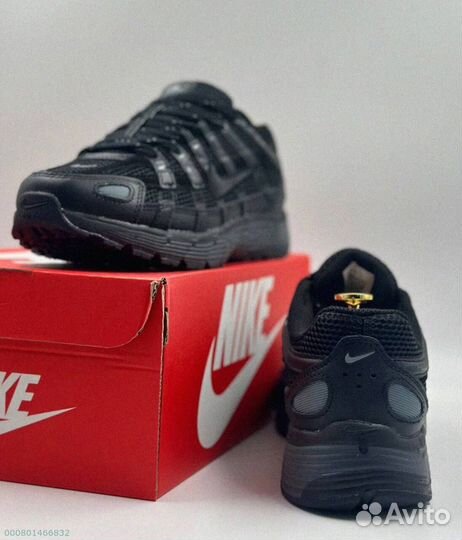 Элегантные черные кроссовки Nike P-6000