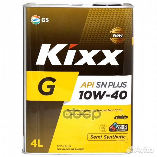 Kixx Моторное масло G Plus 10W40 API SN 4л. L21