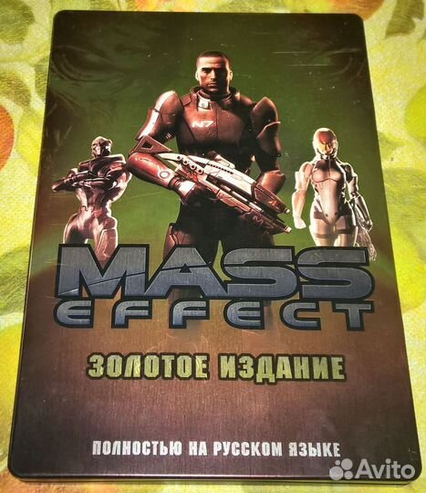 Mass Effect Золотое издание Gold DVD-box