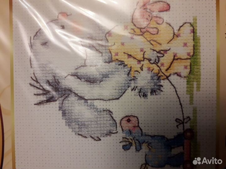 Изготовление детской метрики с вышивкой