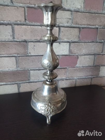 Подсвечник Фраже, серебро, 19 век