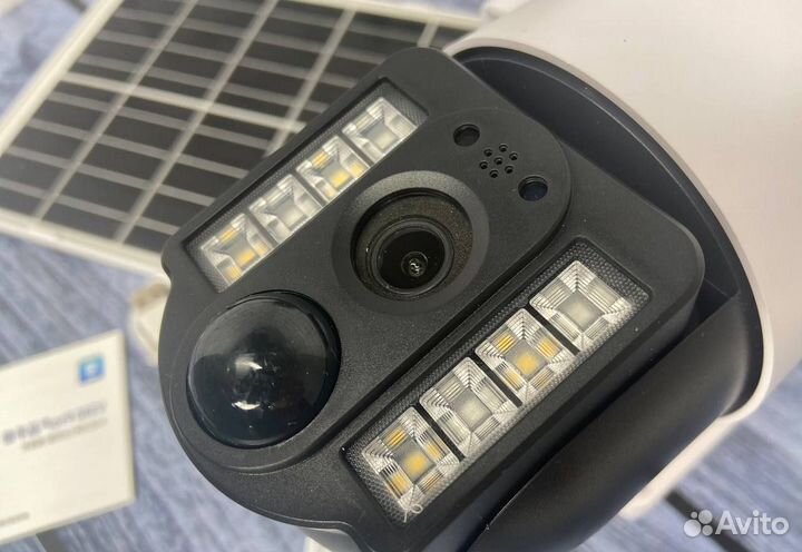 Камера видеонаблюдения 4G с солнечной панелью