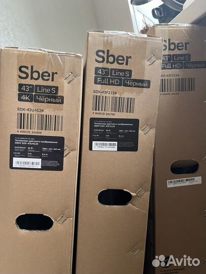 Телевизор Sber SDX-43U4124, 43