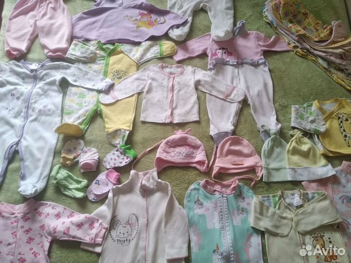 Вещи пакетом на девочку с 0-80