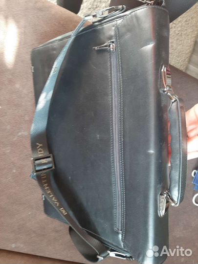 Мужской кожаный портфель новый