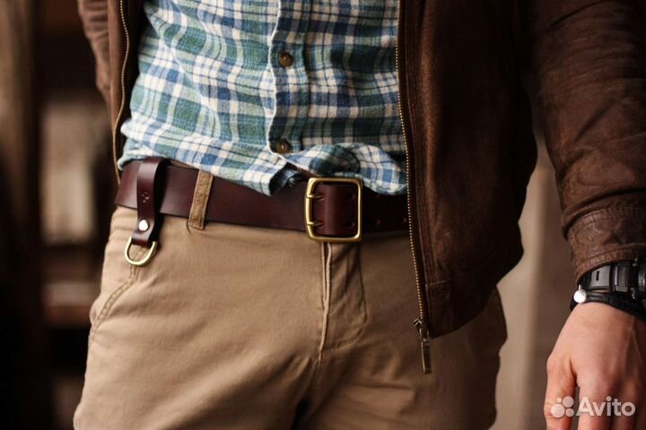 Ремень кожаный
