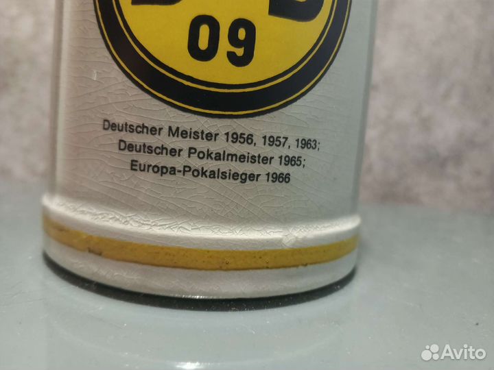 Пивная кружка с крышкой Borussia BVB 09 Германия