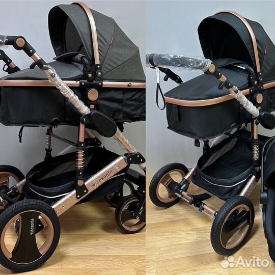 Коляска новая luxmom 2в1